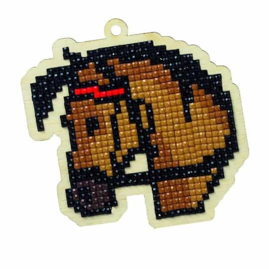 Wizardi Diamond Painting Ornament Kit Horse Maximus